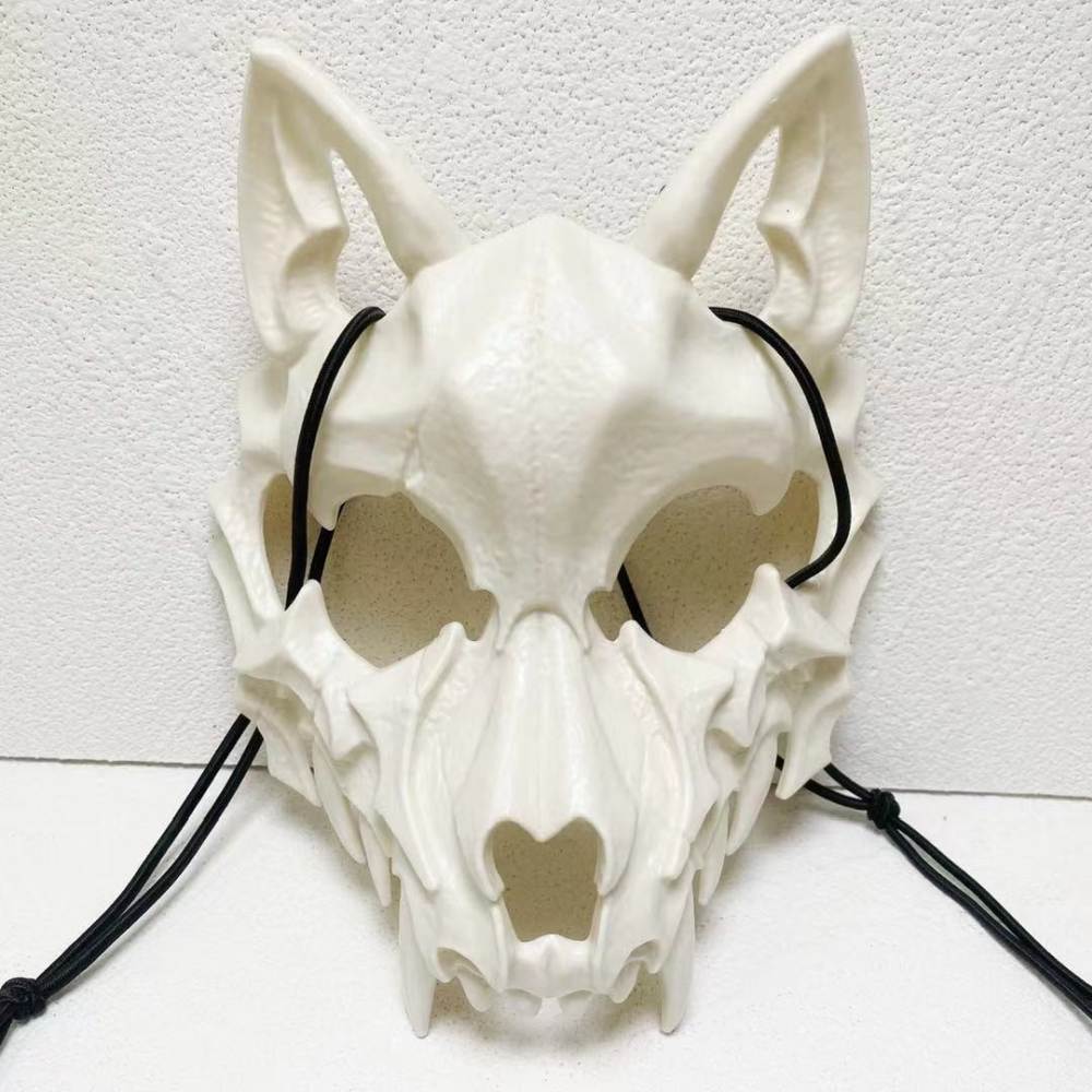 Zac's Alter Ego - Werewolf Skull Masque - Blanc